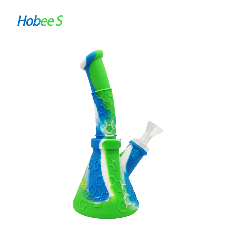 Waxmaid wholesale 8.5 inches Hookahs Hobee S bend Silicone Beaker Water Pipe smoking bong six mixed colors sold by carton 50pcs/carton ship from US
Waxmaid wholesale 8.5 inches Hookahs Hobee S bend Silicone Beaker Water Pipe smoking bong six mixed colors sold by carton 50pcs/carton ship from US