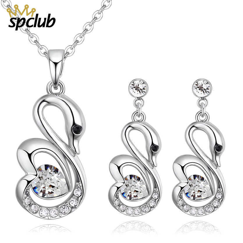 Bracelet, Earrings & Necklace Swarovski Crystal Jewelry Set, Lovely Heart of Love, Swan, Animal, Wedding Anniversary, 100%
Bracelet, Earrings & Necklace Swarovski Crystal Jewelry Set, Lovely Heart of Love, Swan, Animal, Wedding Anniversary, 100%