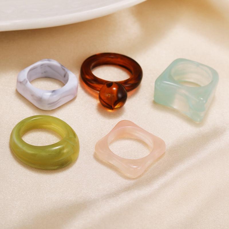 Cluster Rings Acrylic Irregular Marble Pattern Set For Women Vintage Simple Aesthetic Acetate Ring Girl Jewelry Accessories Gift SR1150, Golden;silver
Cluster Rings Acrylic Irregular Marble Pattern Set For Women Vintage Simple Aesthetic Acetate Ring Girl Jewelry Accessories Gift SR1150, Golden;silver