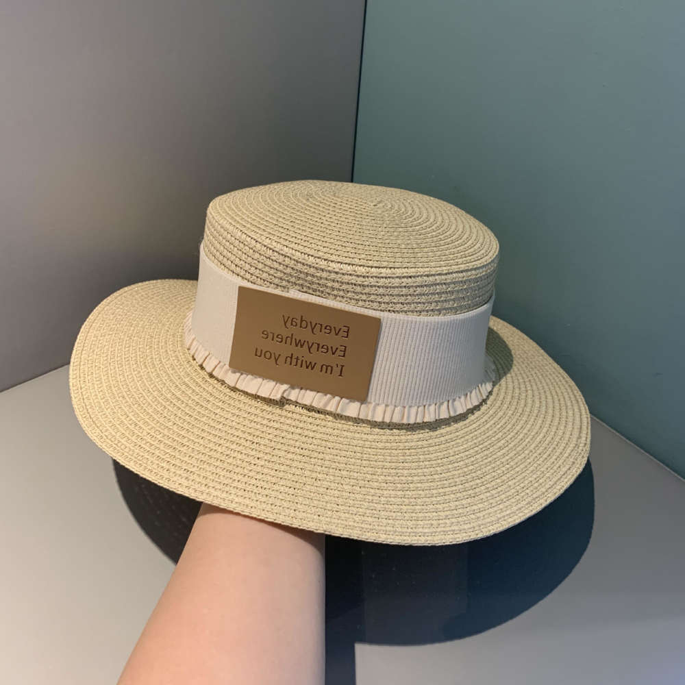 British fashion leather label flat top straw hat Korean net red pure color Beach Hat spring summer seaside holiday sun, Blue;gray
British fashion leather label flat top straw hat Korean net red pure color Beach Hat spring summer seaside holiday sun, Blue;gray