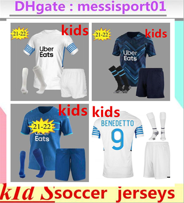 21 22 Maillot de foot kids kit Olympique de Marseille Soccer jersey with socks 2021 2022 OM Marseille PAYET THAUVIN BENEDETTO MILIK ALVARO football shirt, 21/22 home no socks
21 22 Maillot de foot kids kit Olympique de Marseille Soccer jersey with socks 2021 2022 OM Marseille PAYET THAUVIN BENEDETTO MILIK ALVARO football shirt, 21/22 home no socks