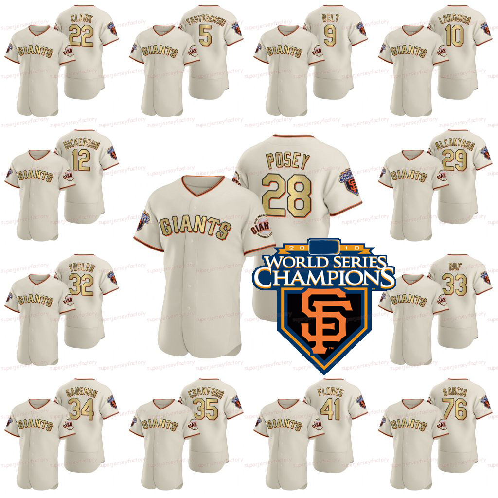Buster Posey San Francisco 2010 World Series Champions Jersey Crawford Brandon Belt Mauricio Dubon Wilmer Flores Evan Longoria Curt Casali Darin Ruf Donovan Solano, Men s-xxxl
Buster Posey San Francisco 2010 World Series Champions Jersey Crawford Brandon Belt Mauricio Dubon Wilmer Flores Evan Longoria Curt Casali Darin Ruf Donovan Solano, Men s-xxxl