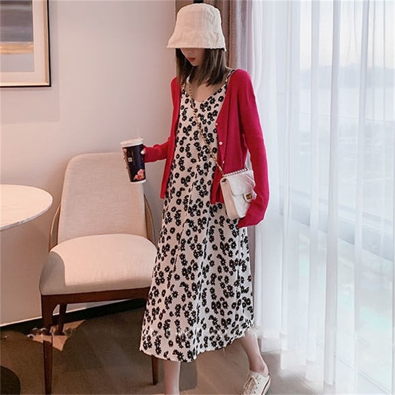 Plus Size Floral Print Summer Evening Long Vintage Dresses Oversize Sleeveless Beach Women Dress Robe Vestido Prom 210417