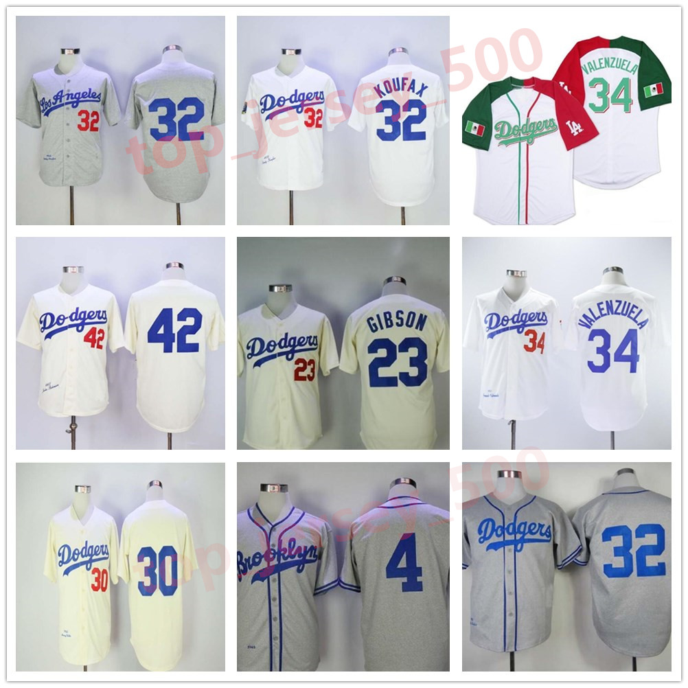 Men Women Youth Vintage Jerseys 42 Jackie Robinson 4 Babe Herman 23 Kirk Gibson 32 Sandy Koufax 34 Fernando Valenzuela 30 Maury Wills Retro Baseball jersey, As shown in illustration
Men Women Youth Vintage Jerseys 42 Jackie Robinson 4 Babe Herman 23 Kirk Gibson 32 Sandy Koufax 34 Fernando Valenzuela 30 Maury Wills Retro Baseball jersey, As shown in illustration