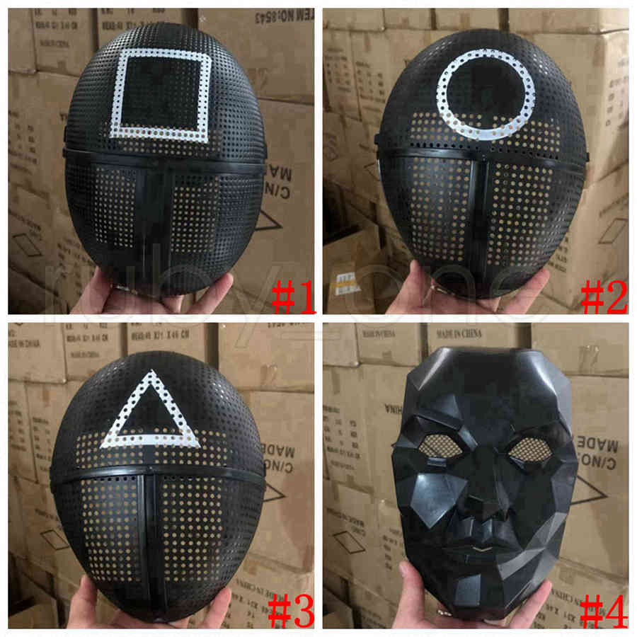 Outlet Squid Game Masked Man Masks Round Squire Triangle Cosply Mask Accessories Delicate Halloween Masquerade Costume Party Props Sea Way RRA4479 xwl
Outlet Squid Game Masked Man Masks Round Squire Triangle Cosply Mask Accessories Delicate Halloween Masquerade Costume Party Props Sea Way RRA4479 xwl