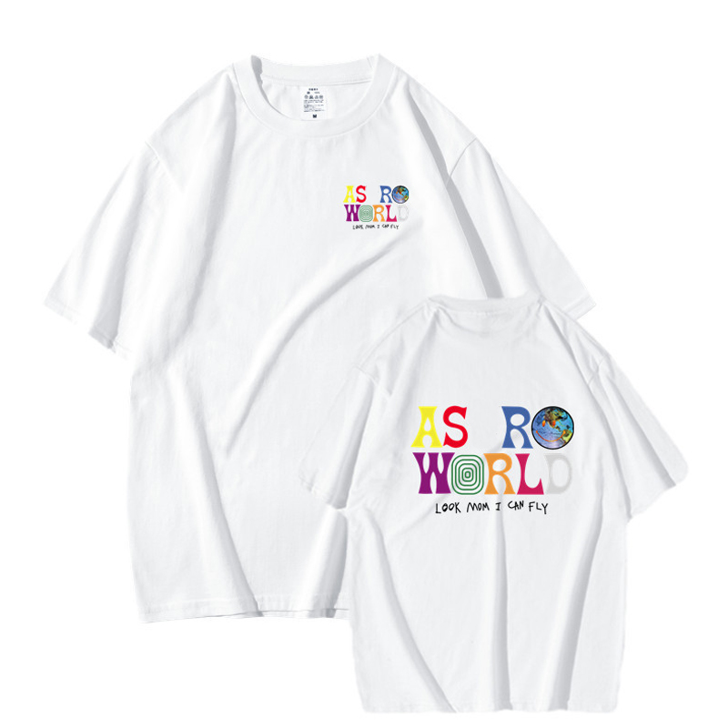 Travis Scotts ASTROWORLD T shirts Letter Print Mens Women T-shirts Casual Hip Hop Streetwear 100% Cotton Summer Autumn winter bottom shirt, White;black
Travis Scotts ASTROWORLD T shirts Letter Print Mens Women T-shirts Casual Hip Hop Streetwear 100% Cotton Summer Autumn winter bottom shirt, White;black