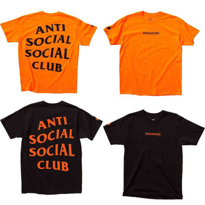 HOT Selling 2022ASSC Trendy Anti Social Club A ssc Co Branded Paranoid Couple Short Sleeve T-shirt men and women, Orange
HOT Selling 2022ASSC Trendy Anti Social Club A ssc Co Branded Paranoid Couple Short Sleeve T-shirt men and women, Orange