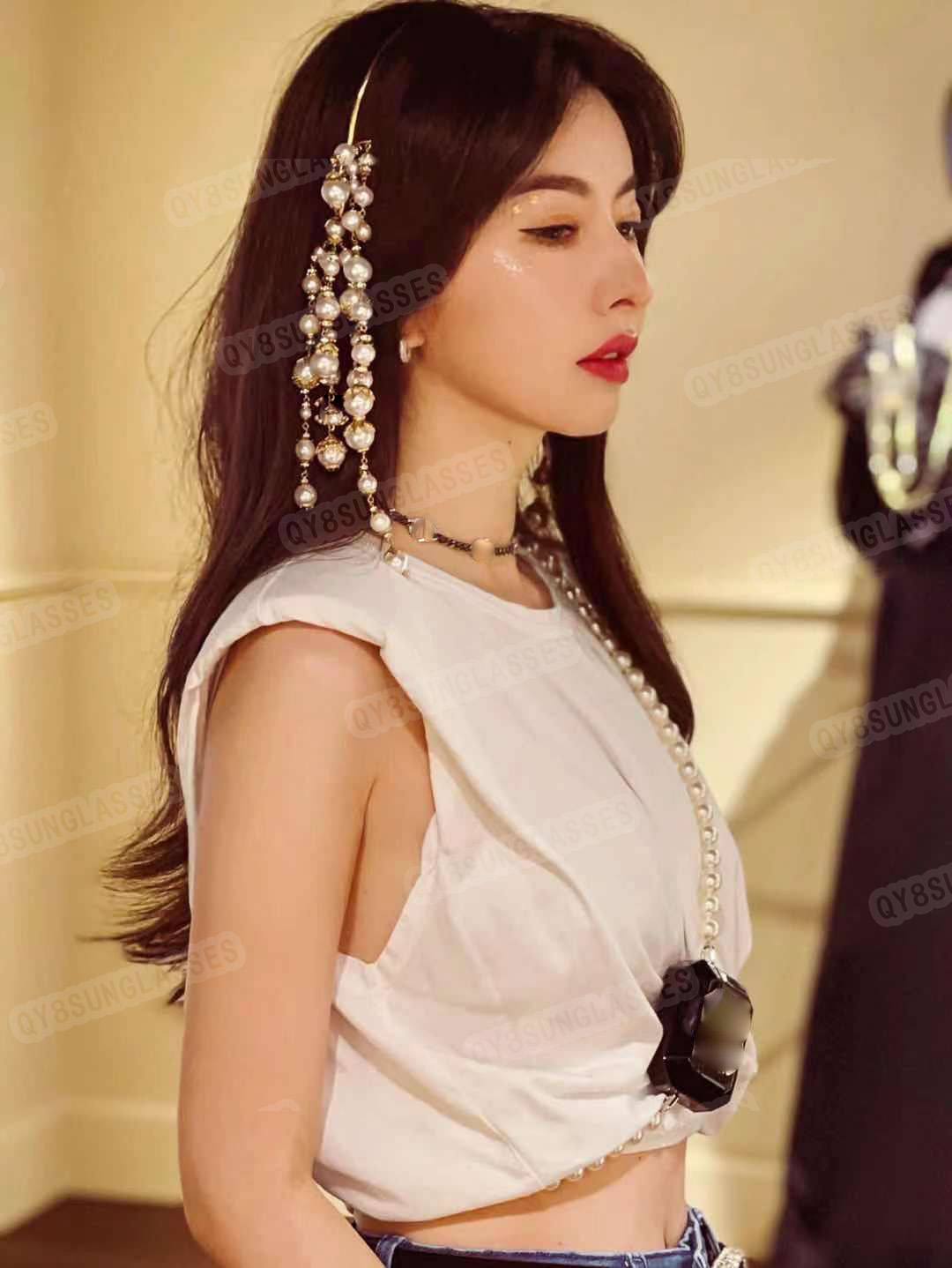 Xiaoxiangfeng c home clavicle chain temperament necklace double letter diamond, Silver
Xiaoxiangfeng c home clavicle chain temperament necklace double letter diamond, Silver