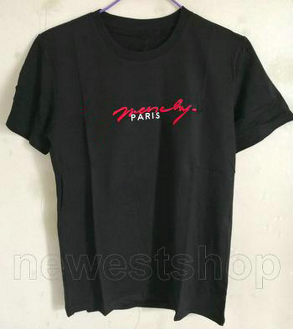 2020 best version fashion mens summer clothing t-shirt paris embroidery red letter tshirts cotton tee top t shirts, White;black
2020 best version fashion mens summer clothing t-shirt paris embroidery red letter tshirts cotton tee top t shirts, White;black