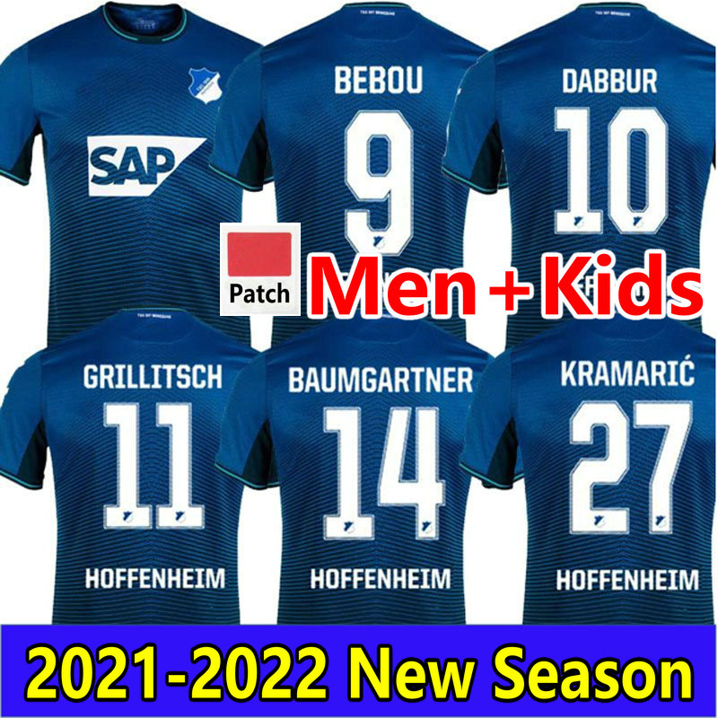 2021 2022 TSG 1899 Hoffenheim soccer jersey home biut BEBOU DABBUR maillots Kramaric GRILLITSCH BAUMGARTNER football shirts men+kids top quality uniform camesitas, 21-22 home +patch
2021 2022 TSG 1899 Hoffenheim soccer jersey home biut BEBOU DABBUR maillots Kramaric GRILLITSCH BAUMGARTNER football shirts men+kids top quality uniform camesitas, 21-22 home +patch