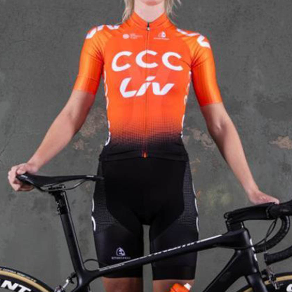 New 2021 Liv Racing Team CCC Women Bike Shirts Suit Summer Tops Wear Set Cycling Jersey Kit Maillot Cycle DrRoupa Ciclismo X0503, Jersey 4
New 2021 Liv Racing Team CCC Women Bike Shirts Suit Summer Tops Wear Set Cycling Jersey Kit Maillot Cycle DrRoupa Ciclismo X0503, Jersey 4