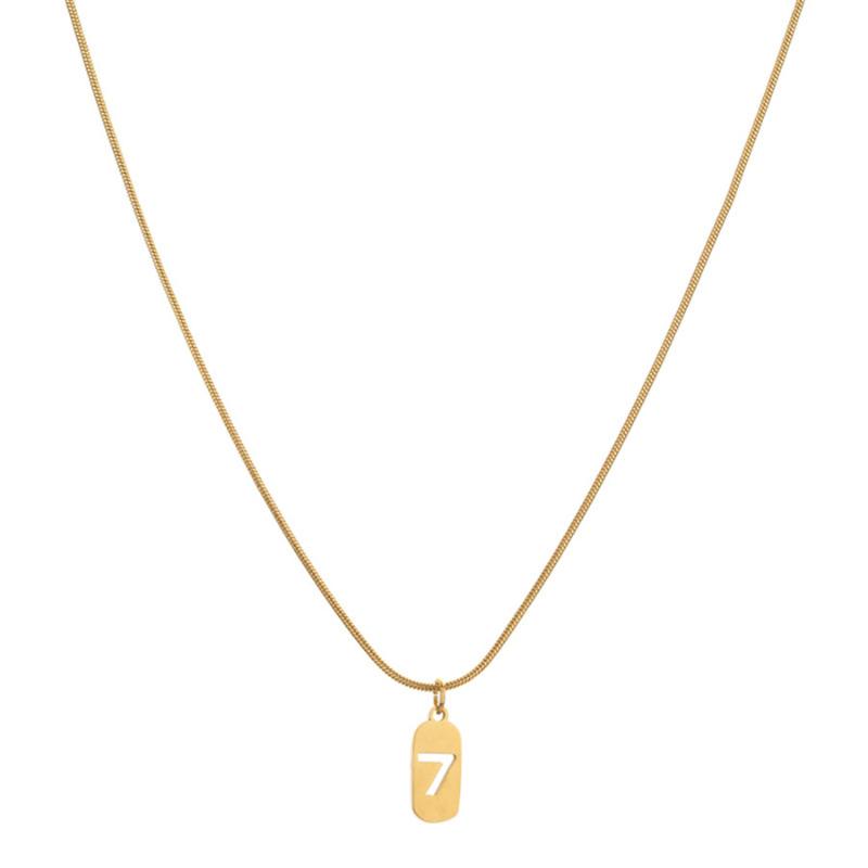 Pendant Necklaces 2021 Necklace Stainless Steel Women's Hollowed Out Lucky Number 7 Simple Jewelry Manufacturer Wholesale
Pendant Necklaces 2021 Necklace Stainless Steel Women's Hollowed Out Lucky Number 7 Simple Jewelry Manufacturer Wholesale