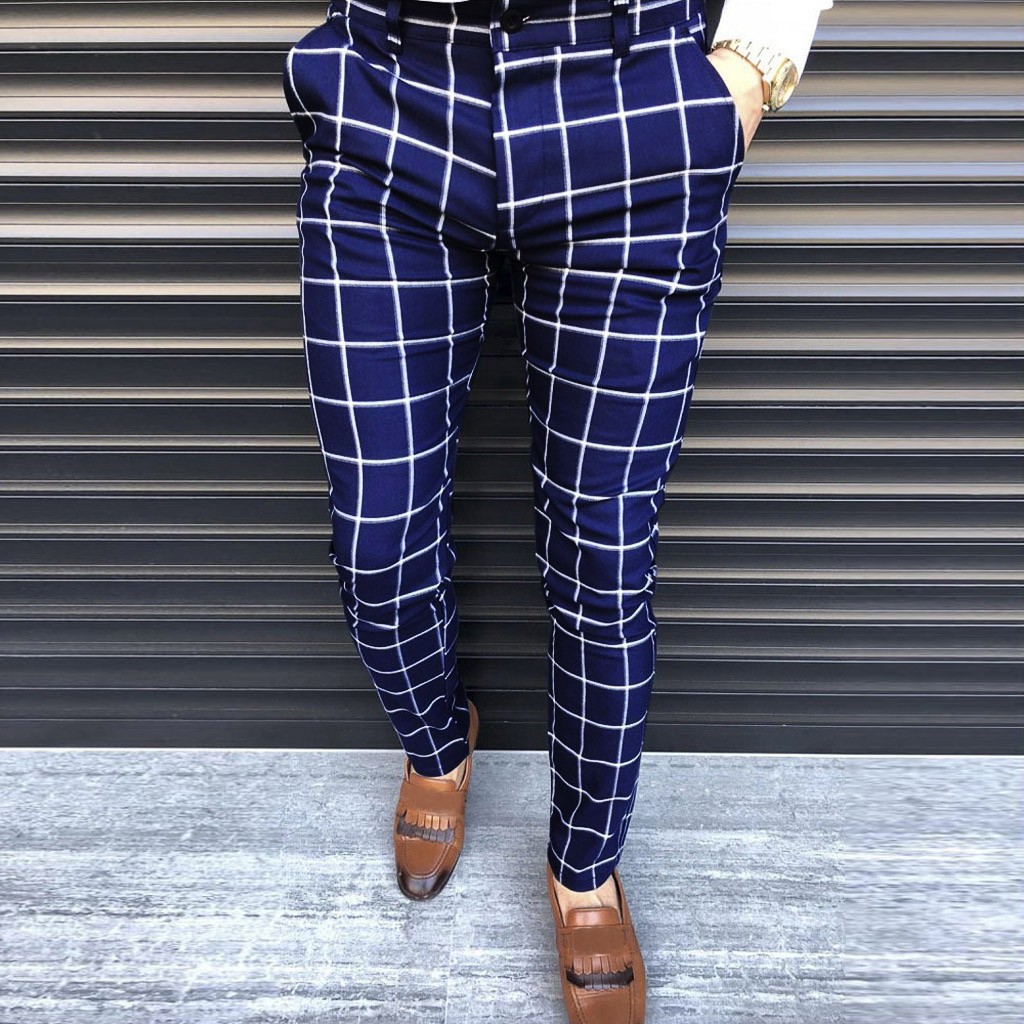 Fashion Men Casual Business Slim Fit Plaid Print Pants Zipper Long Pants Trousers Teen Boys Cusual Clothing Loose Trouser, Gray
Fashion Men Casual Business Slim Fit Plaid Print Pants Zipper Long Pants Trousers Teen Boys Cusual Clothing Loose Trouser, Gray