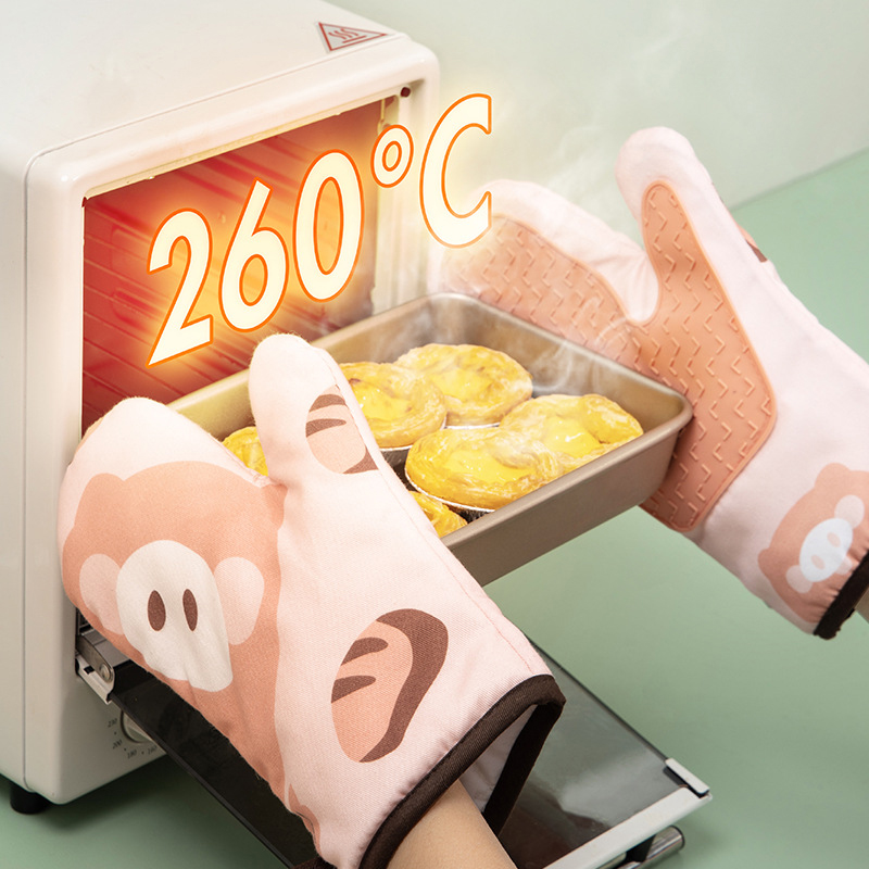 Kitchen Oven Insulation Mitts Thickening High Temperature Baking Tools Silicone Microwave Gloves A Pair
Kitchen Oven Insulation Mitts Thickening High Temperature Baking Tools Silicone Microwave Gloves A Pair