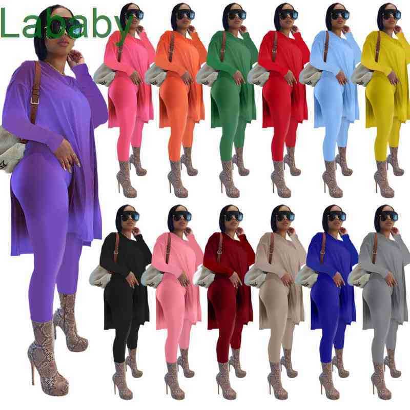 Women Two Piece Pants Set Deisgner Tracksuits Long Sleeve Pants Set Solid Colour Medium Length Split Shorts Plus Size XS--5XL, Gray
Women Two Piece Pants Set Deisgner Tracksuits Long Sleeve Pants Set Solid Colour Medium Length Split Shorts Plus Size XS--5XL, Gray