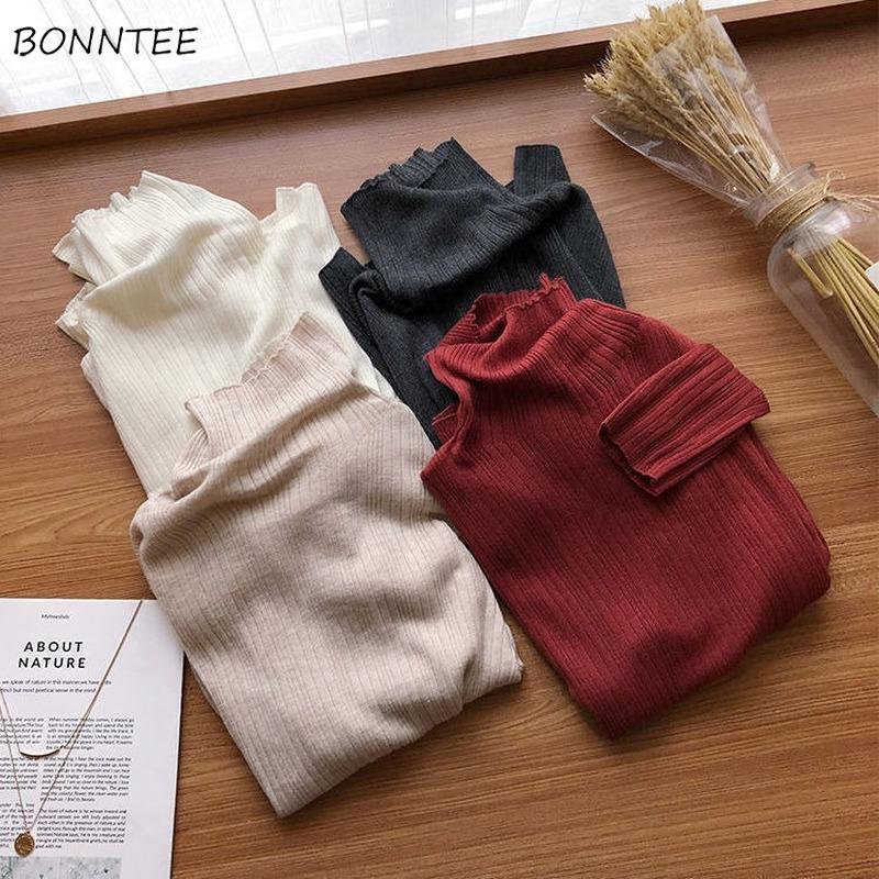 Women's Sweaters Pullovers Women Turtleneck Colorful Simple Solid Classy Tender Autumn Slim Korean Style Cozy Basic All-match Leisure Vintag, White;black
Women's Sweaters Pullovers Women Turtleneck Colorful Simple Solid Classy Tender Autumn Slim Korean Style Cozy Basic All-match Leisure Vintag, White;black