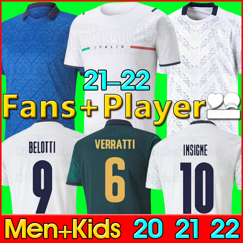 ITALY soccer Jersey 2021 BARELLA SENSI INSIGNE 20 21 22 European Cup Renaissance CHIELLINI BERNARDESCHI football shirts men + kids kit uniforms, P18 20 21 third fans kids
ITALY soccer Jersey 2021 BARELLA SENSI INSIGNE 20 21 22 European Cup Renaissance CHIELLINI BERNARDESCHI football shirts men + kids kit uniforms, P18 20 21 third fans kids