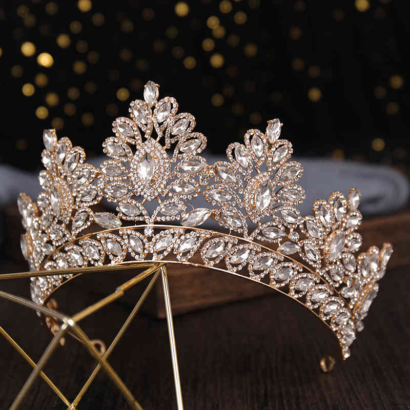 Wedding Hair Jewelry Accessories Niancan Bride's Crown Atmospheric Alloy Diamond Headdress Dinner Show Dress