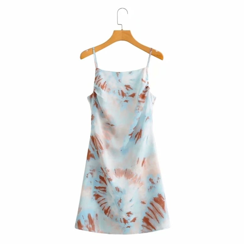 women summer Spaghetti Strap mini dress tie dye printed O-neck sleeveless sling bodycon 210524, Sky blue
women summer Spaghetti Strap mini dress tie dye printed O-neck sleeveless sling bodycon 210524, Sky blue