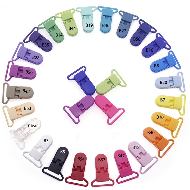 100 Pcs 20 Color Mixed Hot D Shape 25mm Plastic Baby Pacifier Clip Holder Newborn Baby Dummy Soother Bib Toy Chain Gift 210407
100 Pcs 20 Color Mixed Hot D Shape 25mm Plastic Baby Pacifier Clip Holder Newborn Baby Dummy Soother Bib Toy Chain Gift 210407