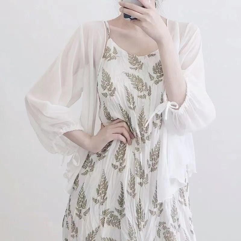 Women's Blouses & Shirts Women Spring Summer Chiffon Cardigan Plain Bow Tied Waist Transparent Hawaii Style Casual Sun Proof Cool, Gray
Women's Blouses & Shirts Women Spring Summer Chiffon Cardigan Plain Bow Tied Waist Transparent Hawaii Style Casual Sun Proof Cool, Gray