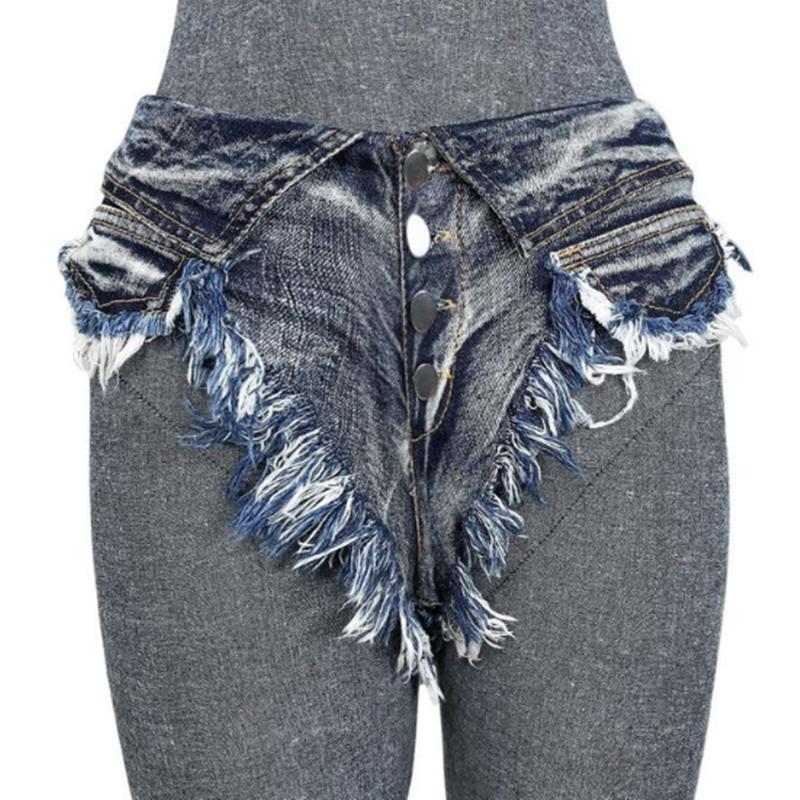 Women Sexy Denim Jeans Shorts Girl High Waist Beach YF049-#699 Women's