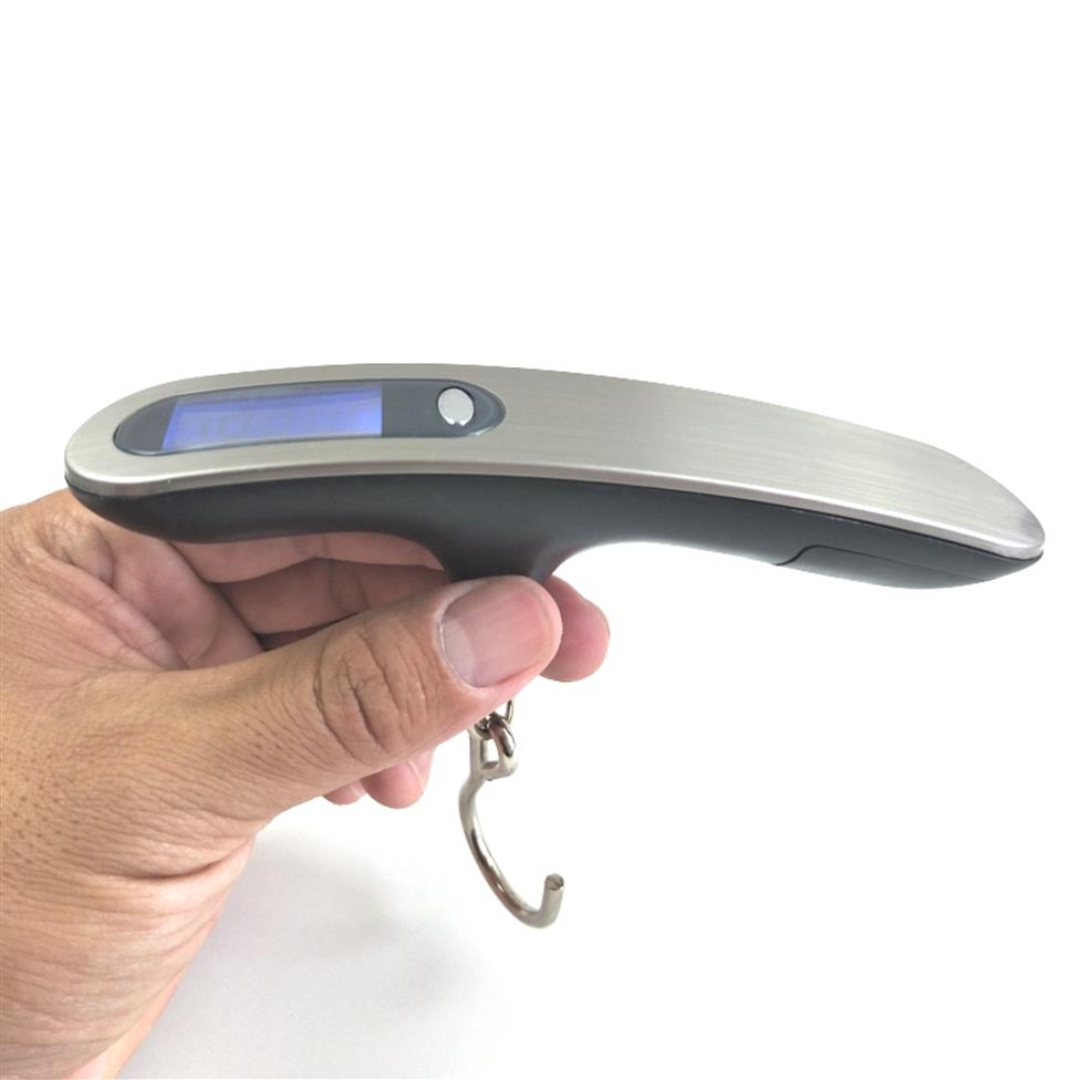 50KG Handled Digital Weighing Steelyard Mini luggage Scale for Fishing Travel Suitcase Electronic Hanging Hook Scale Kitchen Toola45 от DHgate WW