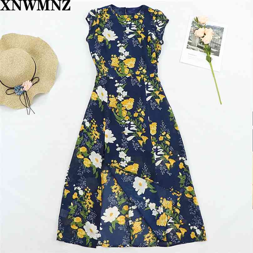 Fashion blue Floral Print cap sleeve women dress Vintage Backless midi Office Chic Dress Sexy retro split vestidos 210520
Fashion blue Floral Print cap sleeve women dress Vintage Backless midi Office Chic Dress Sexy retro split vestidos 210520