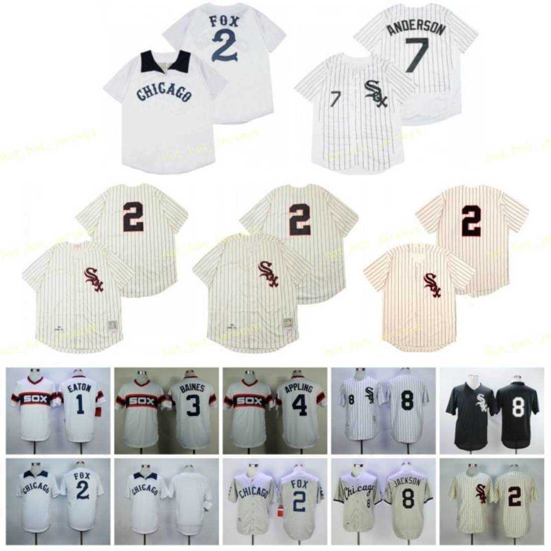 Retired 8 Bo Jackson Baseball Jersey 1 Adam Eaton 2 Nellie Fox 7 Tim Anderson 3 BAINES 4 APPLING 1959 1983 Vintage Retro Cooperstown Mesh, Men
Retired 8 Bo Jackson Baseball Jersey 1 Adam Eaton 2 Nellie Fox 7 Tim Anderson 3 BAINES 4 APPLING 1959 1983 Vintage Retro Cooperstown Mesh, Men