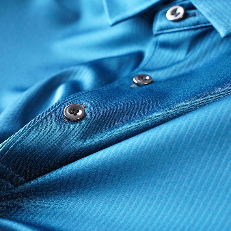 Men's Tracksuits 2021 Premium Vinegar + Mulberry Silk Blended Fabricate Silksilk Sliding, Iron-free, Short Sleeve Shirt For Business Ca, Blue
Men's Tracksuits 2021 Premium Vinegar + Mulberry Silk Blended Fabricate Silksilk Sliding, Iron-free, Short Sleeve Shirt For Business Ca, Blue