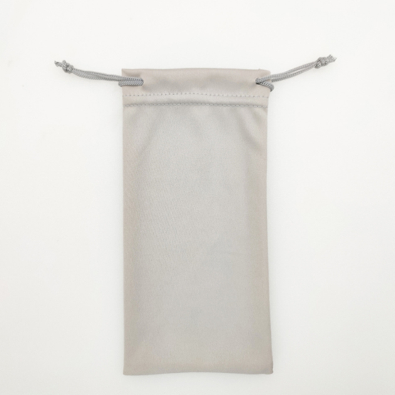 18*9cm Superfine fiber cloth Sunglasses bag Pouch Eyeglasses Accessories Drawstring Sun glasses cloth storage bags