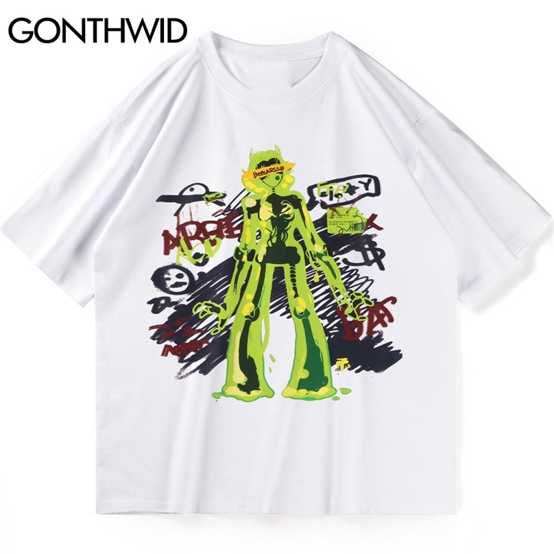 Tshirts Graffiti Skeleton Skull Tees Shirt Streetwear Hip Hop Harajuku Casual Cotton Short Sleeve T-Shirts Fashion Tops 210602, Black
Tshirts Graffiti Skeleton Skull Tees Shirt Streetwear Hip Hop Harajuku Casual Cotton Short Sleeve T-Shirts Fashion Tops 210602, Black