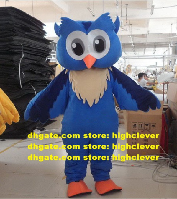 Cute Blue Owl and Brown Owlet Mascot Costume Mascotte Adult With Small Stripes Wings Orange Feet Party Outfit Suit No.873, Red;yellow
Cute Blue Owl and Brown Owlet Mascot Costume Mascotte Adult With Small Stripes Wings Orange Feet Party Outfit Suit No.873, Red;yellow