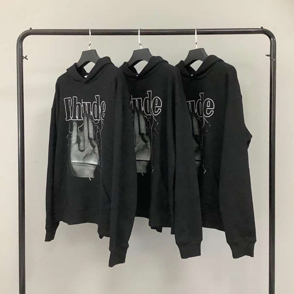 Rhude Letter Birth Prints Vintage Oversized Hoodie Women Sweatshirt Hooded Sweatshirts Men Men's shirts Recreation, Black
Rhude Letter Birth Prints Vintage Oversized Hoodie Women Sweatshirt Hooded Sweatshirts Men Men's shirts Recreation, Black