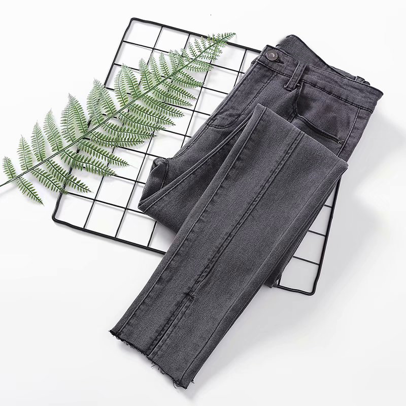 jeans b3288 - korean women's wear stereo line in spring of 2021, Blue