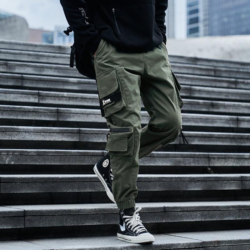 Men's Pants Hip Hop Joggers Cargo Men Harem Multi-Pocket Ribbons Sweatpants Streetwear Casual Mens, Black
Men's Pants Hip Hop Joggers Cargo Men Harem Multi-Pocket Ribbons Sweatpants Streetwear Casual Mens, Black