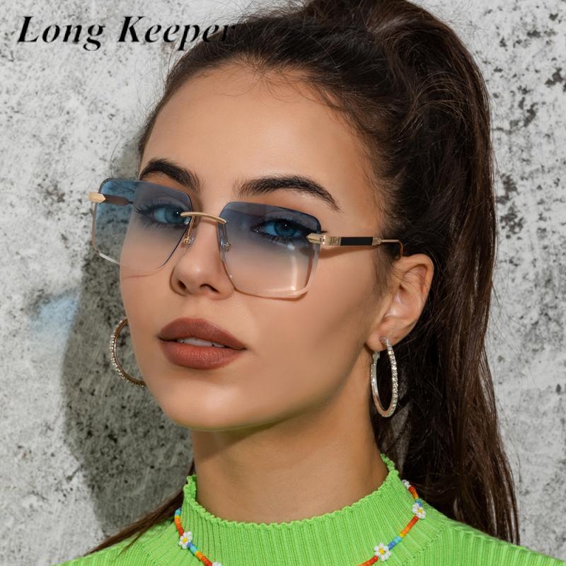 Sunglasses Luxury Design Women Rectangle Frameless Oversize Sun Glasses Rimless Cutting Lens Fashion Eyewear Accessories
Sunglasses Luxury Design Women Rectangle Frameless Oversize Sun Glasses Rimless Cutting Lens Fashion Eyewear Accessories