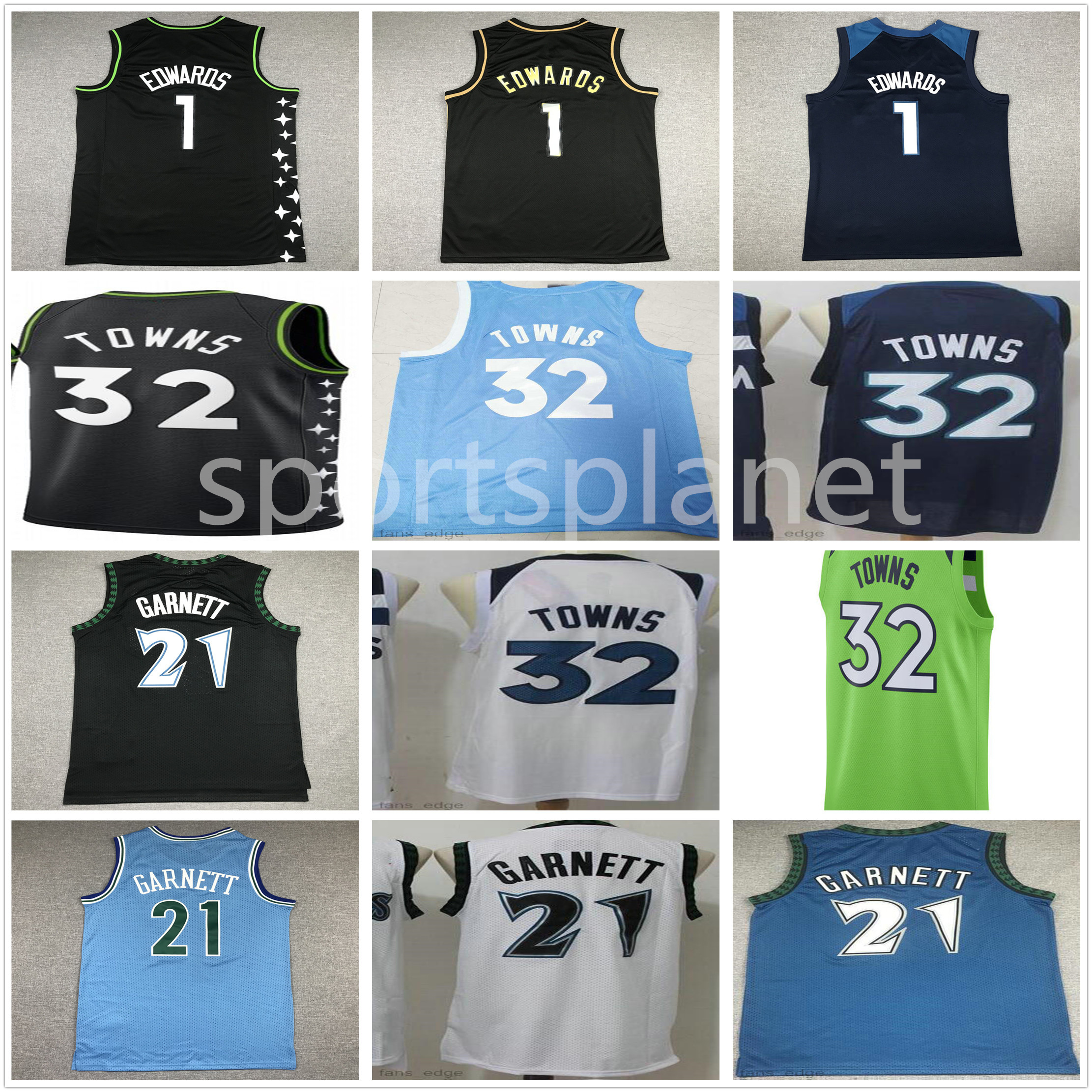 Men Stitched Basketball Anthony 1 Edwards Retro Kevin 21 Garnett Karl-Anthony 32 Towns Embroider Shirt, Black
Men Stitched Basketball Anthony 1 Edwards Retro Kevin 21 Garnett Karl-Anthony 32 Towns Embroider Shirt, Black