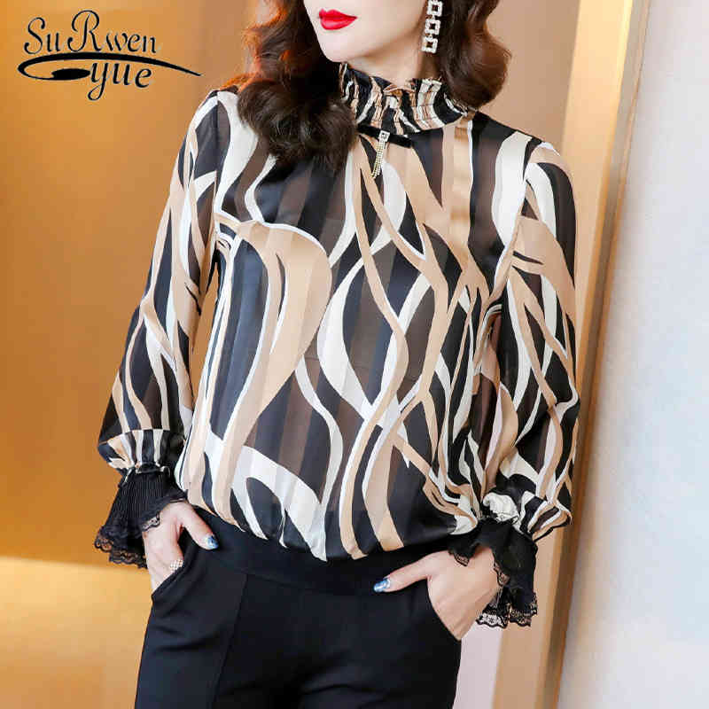 Arrival Long Sleeve Print Shirt Women Casual Spring Loose Tops Elegant Office Lady Vintage Blouse 7973 50 210521, Apricot
Arrival Long Sleeve Print Shirt Women Casual Spring Loose Tops Elegant Office Lady Vintage Blouse 7973 50 210521, Apricot