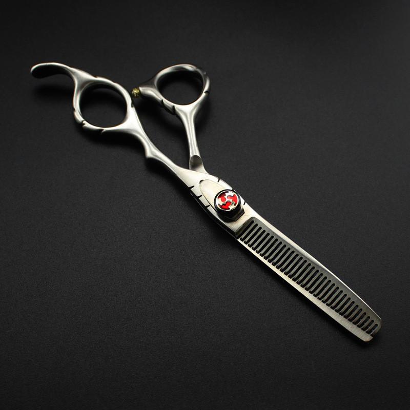 Hair Scissors Professional Japan 440c Steel 6 '' Matte Cut Cutting Barber Tools Haircut Thinning Shears Hairdresser free shipping