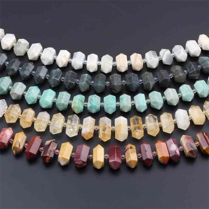 Approx 24pcs/strand Natural Citrines Quartz Labradorit Stone Middle Drilled Double Point Loose Beads For DIY Jewelry Making
Approx 24pcs/strand Natural Citrines Quartz Labradorit Stone Middle Drilled Double Point Loose Beads For DIY Jewelry Making