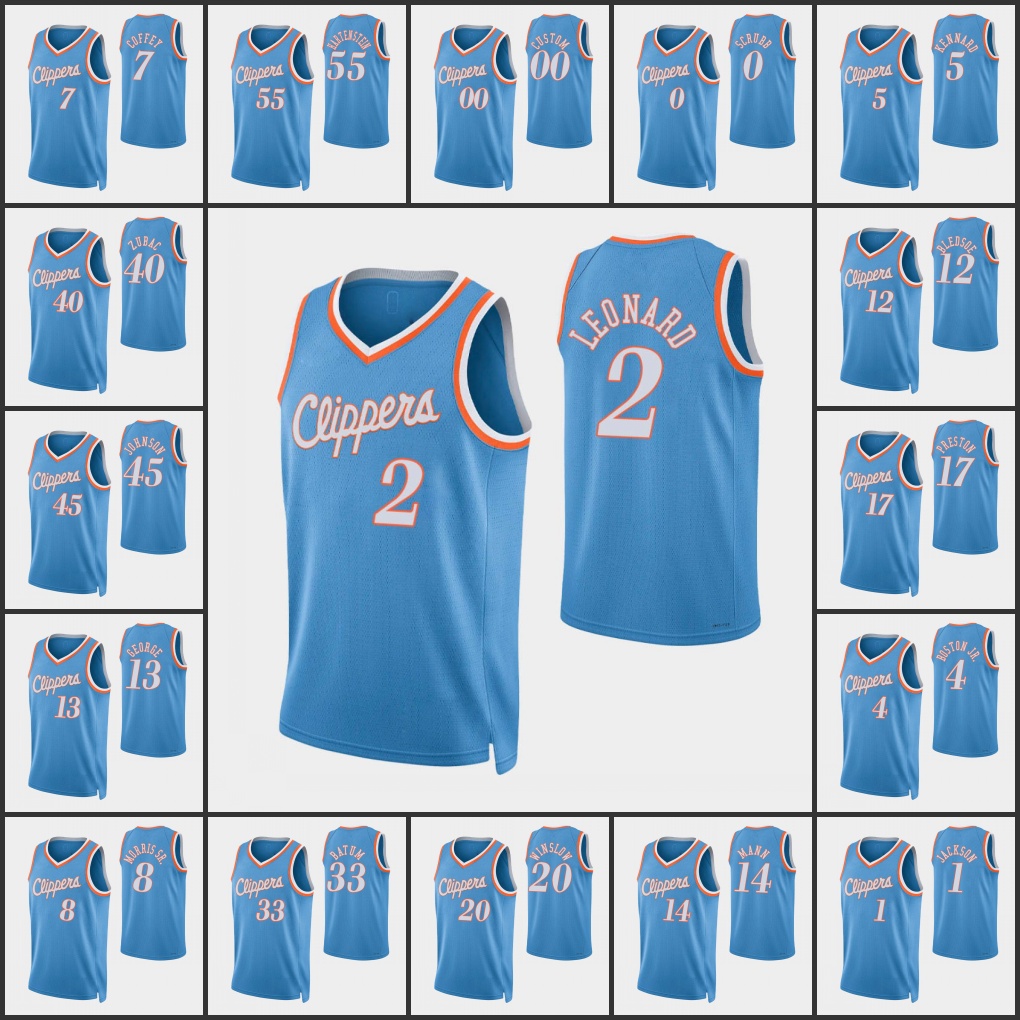 Men Los Angeles Clippers''Kawhi Leonard Amir Coffey Paul George Reggie Jackson Jay Scrubb 75th Anniversary Custom Citys Blue Jersey, Black
Men Los Angeles Clippers''Kawhi Leonard Amir Coffey Paul George Reggie Jackson Jay Scrubb 75th Anniversary Custom Citys Blue Jersey, Black