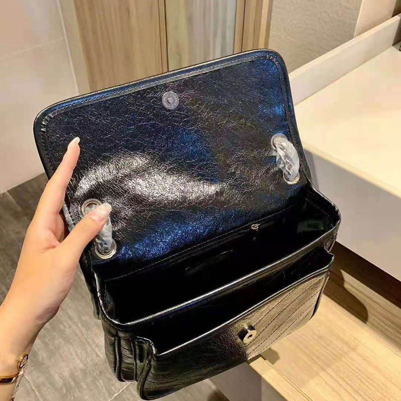 Fashion Shoulder Bags NIKI BABY Tote lady Black Chain handbag High Quality soft leather Cross body wallet women designer bag