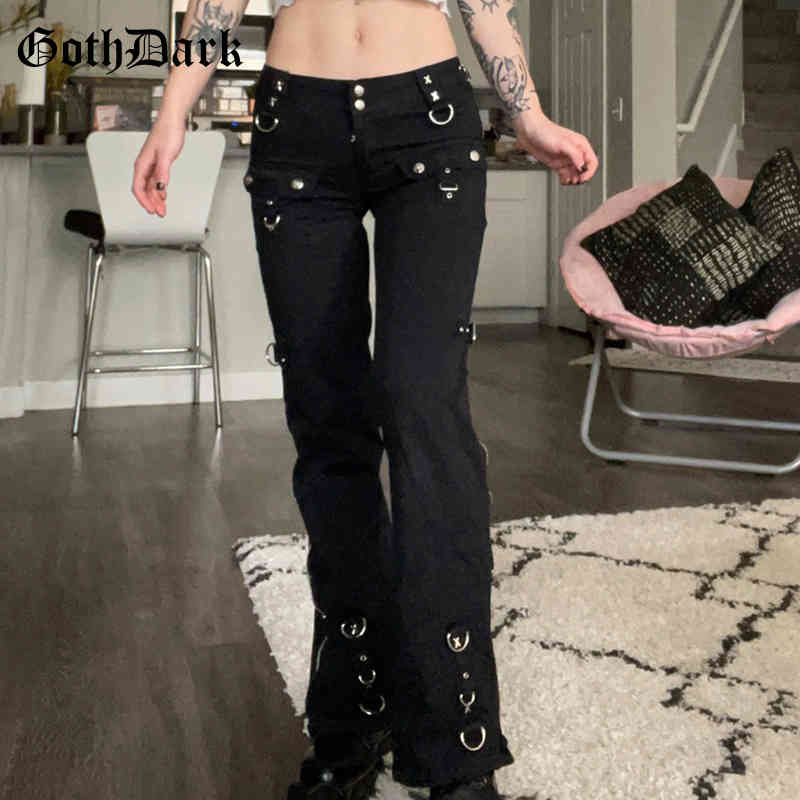Goth Dark Punk Y2k Grunge Low Waist Emo Jeans Mall Gothic Women Black Patchwork Electro Fashion Streetwear Alt Cloth, Blue
Goth Dark Punk Y2k Grunge Low Waist Emo Jeans Mall Gothic Women Black Patchwork Electro Fashion Streetwear Alt Cloth, Blue