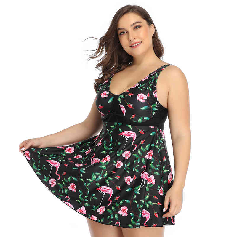 Women's Swimwear Fashion Print Plus Size Women Tankini Two Piece Swim Suit Swimsuit With Shorts Bathing Beach Wear Maillot De Bain, As picture show
Women's Swimwear Fashion Print Plus Size Women Tankini Two Piece Swim Suit Swimsuit With Shorts Bathing Beach Wear Maillot De Bain, As picture show