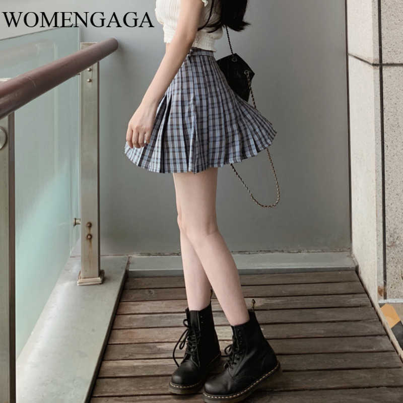 Summer High Waist Fashion Fold Sexy Cotton Plaid Korea Mini Simple Girl Female Skirt Safety Double Layer E295 210603, Light yellow plaid
Summer High Waist Fashion Fold Sexy Cotton Plaid Korea Mini Simple Girl Female Skirt Safety Double Layer E295 210603, Light yellow plaid