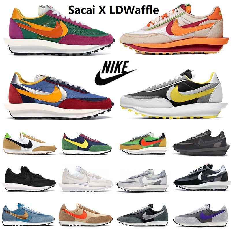Clot Sacai X Nike LDV Waffle Daybreak Running Shoes Fragment Varsity Blue Summit White Black Nylon Wolf Grey platform shoe women men trainers Sports Sneakers, Color#22
Clot Sacai X Nike LDV Waffle Daybreak Running Shoes Fragment Varsity Blue Summit White Black Nylon Wolf Grey platform shoe women men trainers Sports Sneakers, Color#22