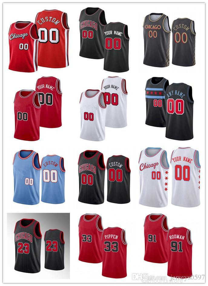75th Custom Mens Womens Chicago's Bulls's Jersey 23 45 Michael MJ Scottie 33 Pippen Dennis 91 Rodman Nba's Jerseys, Black;red
75th Custom Mens Womens Chicago's Bulls's Jersey 23 45 Michael MJ Scottie 33 Pippen Dennis 91 Rodman Nba's Jerseys, Black;red