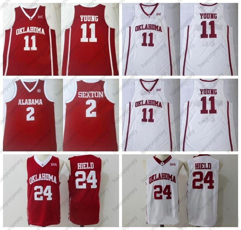 Men College Collin Sexton Top quality Jersey 2 Oklahoma Sooners Basketball 24 Buddy Heild Trae Young Jerseys 11 Home Red Away White Sport, Black
Men College Collin Sexton Top quality Jersey 2 Oklahoma Sooners Basketball 24 Buddy Heild Trae Young Jerseys 11 Home Red Away White Sport, Black