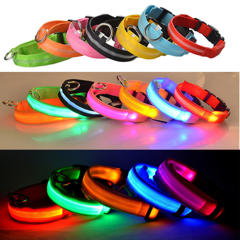 USB Rechargeable Pet Dog Collars LED Glowing Collar Luminous Flashing Necklace Outdoor Walking Night Safety Supplies
USB Rechargeable Pet Dog Collars LED Glowing Collar Luminous Flashing Necklace Outdoor Walking Night Safety Supplies